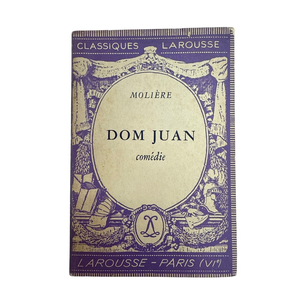 Classiques Larousse Moilere Dom Juan Vintage 1941 French‎ Literature Book